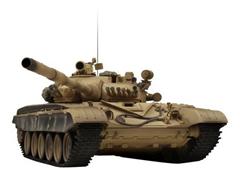 Танк VSTANK PRO Russian Army Tank T72 M1 1:24 Airsoft (Desert RTR Version) [A02105699]